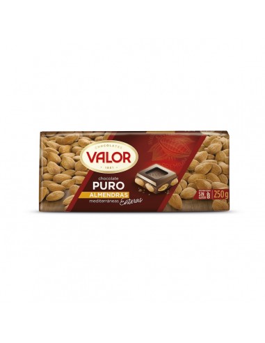 CHOC. PURO ALMENDRA 250GR VALOR (20 UND)