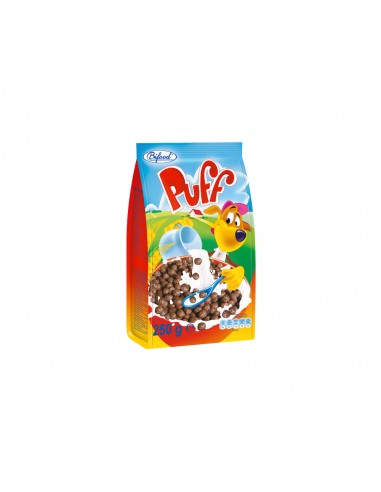 BOLAS DE CHOCOLATE PUFF 250 GR (12 UND)