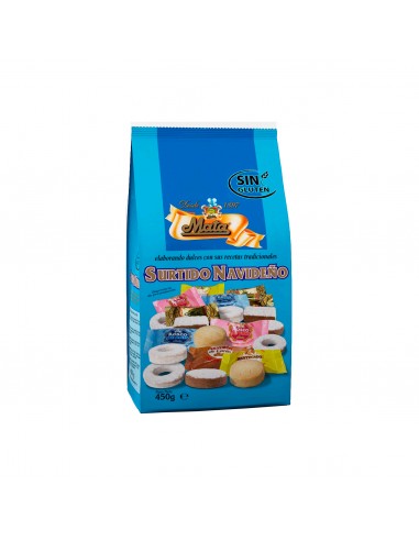SURTIDO NAVIDEÑO S/GLUTEN 450GR (12 UND)