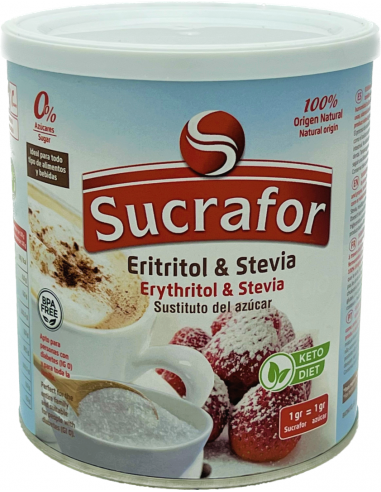 ERITRITOL Y STEVIA 'SUCRAFOR' 500 GRS...