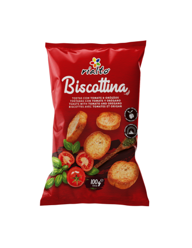 BISCOTTINA TOMATE Y OREGANO 100 GRS...