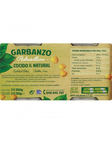 GARBANZO PEDROSILLANO PACK 2X120G...