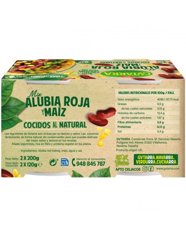 ALUBIA ROJA Y MAÍZ PACK 2X120G...