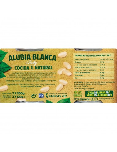 ALUBIA BLANCA BABY PACK 2X120G...