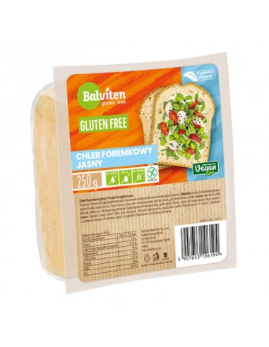 PAN BLANCO EN REBANADAS SIN GLUTEN 250 G